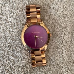 Rose Gold & Pink Michael Kors Womens Watch
